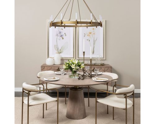 Mercana Levit Gold Table Candle Holder