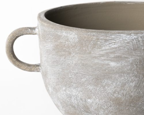 Mercana Deya Rustic Brown Ceramic Vase - Image 7