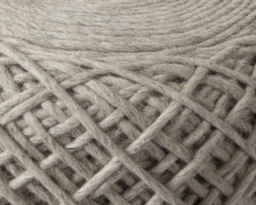 Mercana Allium Handwoven Wool Cylindrical Pouf - Image 6