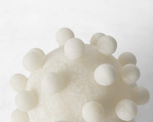 Mercana Malo Cream Resin Sphere Decorative Object - Image 5