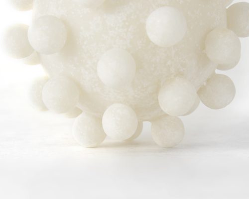 Mercana Malo Cream Resin Sphere Decorative Object - Image 6