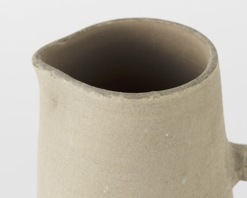 Mercana Garand Two-Toned White Natural Ceramic Jug - Image 11