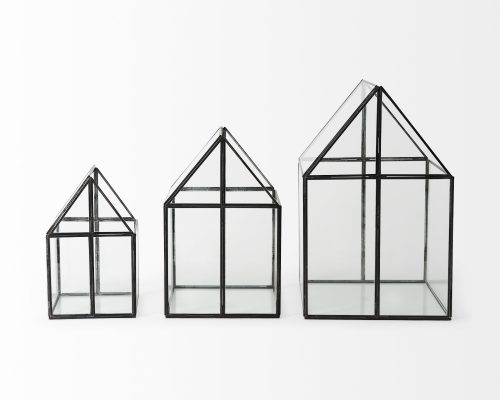 Mercana Sikes Hut Terrarium W/Glass Base - Image 6