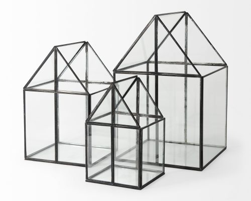 Mercana Sikes Hut Terrarium W/Glass Base - Image 7