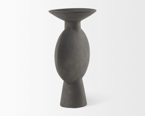 Mercana Kaz Earthy Brown Ceramic Vase - Image 6