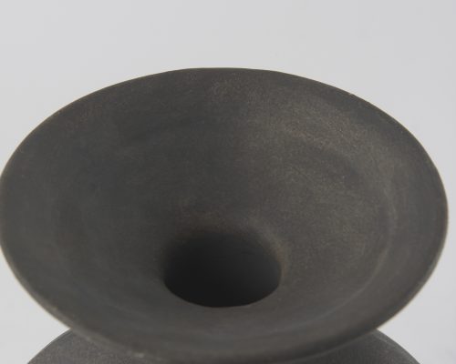 Mercana Kaz Earthy Brown Ceramic Vase - Image 8