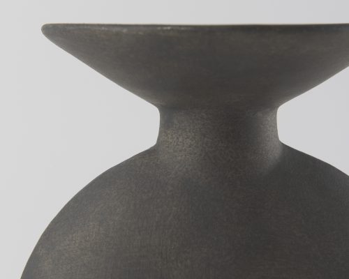 Mercana Kaz Earthy Brown Ceramic Vase - Image 9