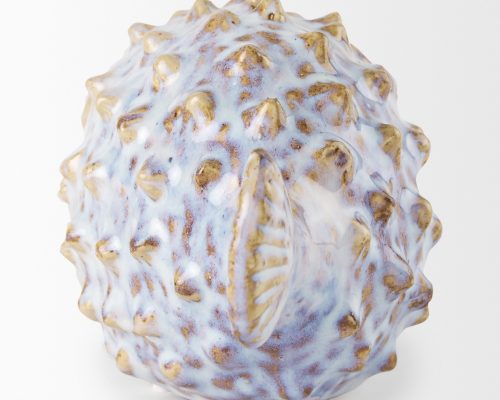 Mercana Spike Off-White Ceramic Puffer Fish - Image 5