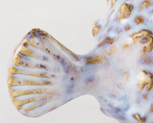 Mercana Spike Off-White Ceramic Puffer Fish - Image 10