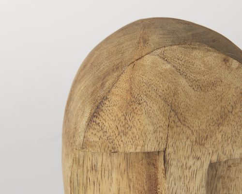 Mercana Ivan Wooden Head Sculpture - Image 10
