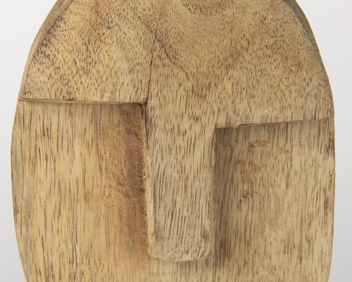 Mercana Ivan Wooden Head Sculpture - Image 11