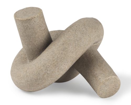 Mercana Otto Sandstone Resin Knot Sculpture Decorative Object - Image 2