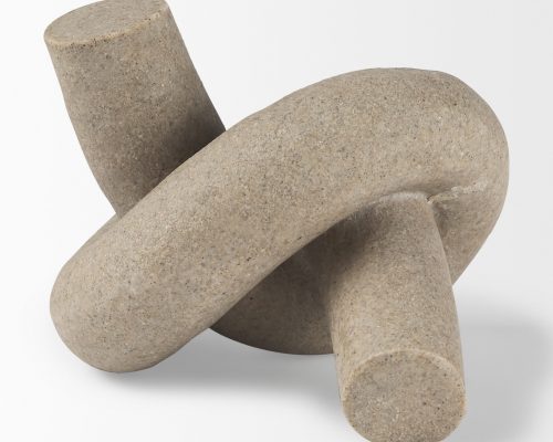 Mercana Otto Sandstone Resin Knot Sculpture Decorative Object - Image 5