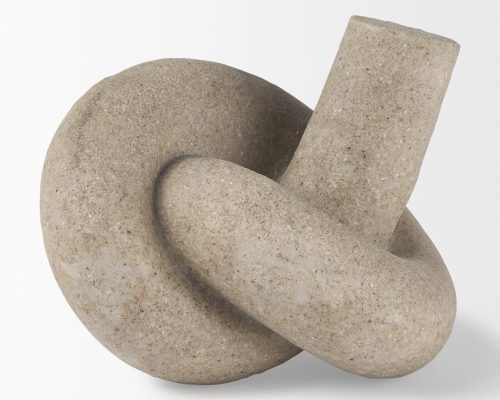 Mercana Otto Sandstone Resin Knot Sculpture Decorative Object - Image 8