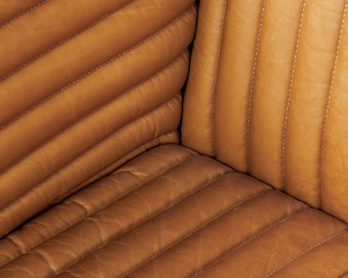Mercana Ricciardo Leather Three Seater Sofa 82.5L x 38.5W x 26.5H - Image 8