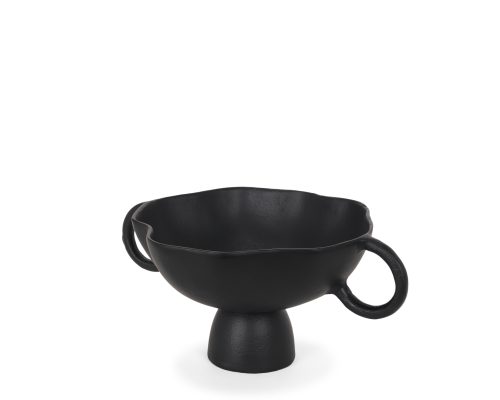 Alternative view of Mercana Radka Matte Black Metal Decorative Bowl