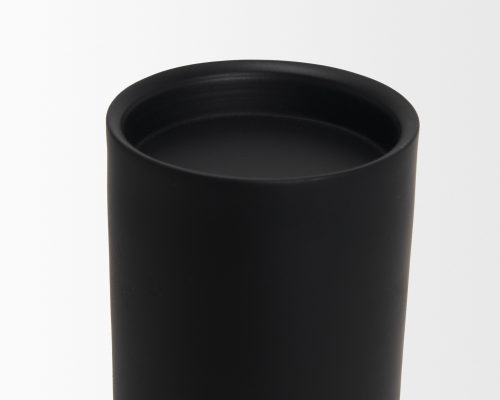 Mercana Qamra Black Metal Pillar Candle Holder - Image 5