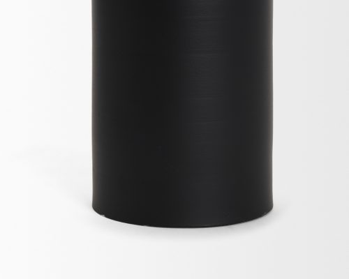 Mercana Qamra Black Metal Pillar Candle Holder - Image 7