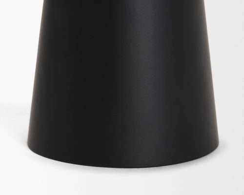 Mercana Quadir Matte Black Metal Candle Holder - Image 6