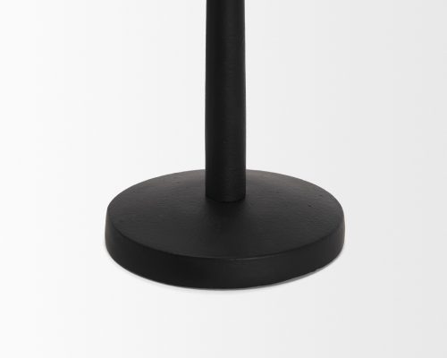 Mercana Qwin Matte Black Cast Aluminum Candle Holder - Image 7