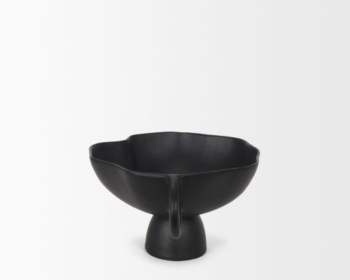 Mercana Radka Matte Black Metal Decorative Bowl - Image 5