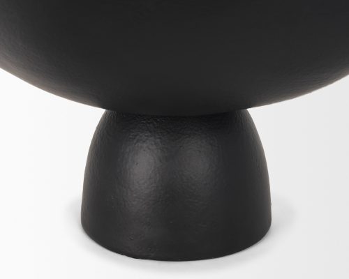 Mercana Radka Matte Black Metal Decorative Bowl - Image 10