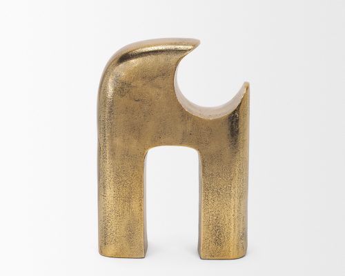 Mercana Renni Antiqued Brass Decorative Sculpture - Image 3