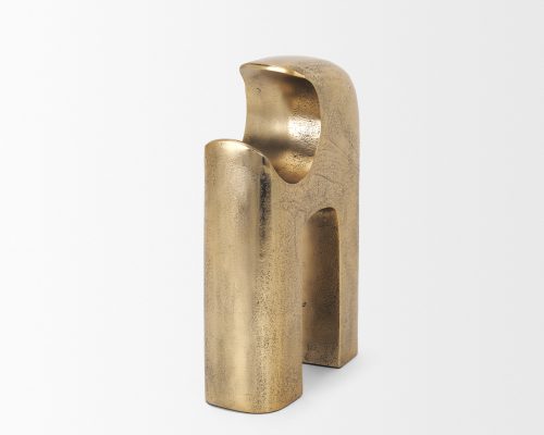 Mercana Renni Antiqued Brass Decorative Sculpture - Image 5