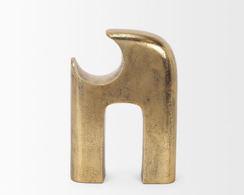 Mercana Renni Antiqued Brass Decorative Sculpture - Image 6