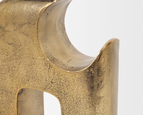 Mercana Renni Antiqued Brass Decorative Sculpture - Image 8