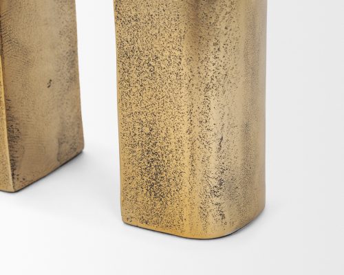 Mercana Renni Antiqued Brass Decorative Sculpture - Image 9