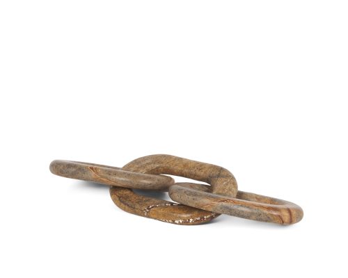 Alternative view of Mercana Reinir Marble Chain Link Decorative Object