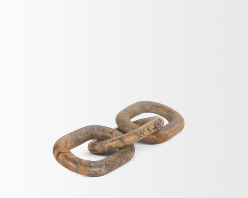 Mercana Reinir Marble Chain Link Decorative Object - Image 6