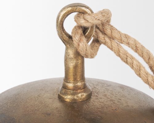 Mercana Quincy Gold Metal Decorative Bell Object - Image 9