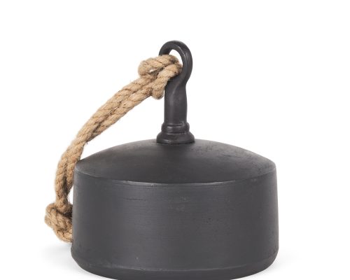 Mercana Quincy Matte Black Metal Decorative Bell Object - Image 2