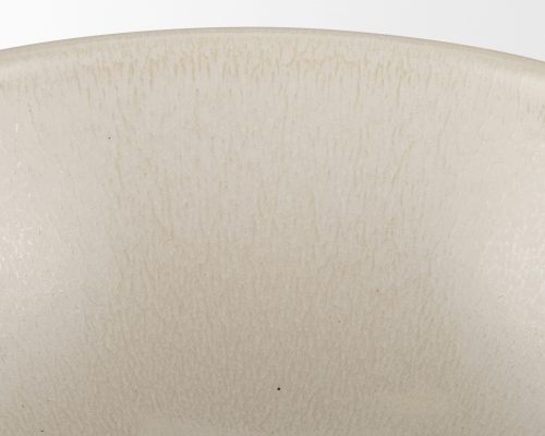 Mercana Tyren Cream Glazed Decorative Round Ceramic Bowl - Image 7