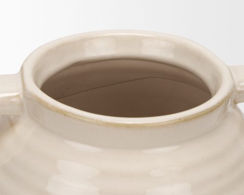 Mercana Tryna Beige w/ Matte Brown Ceramic Vase - Image 9
