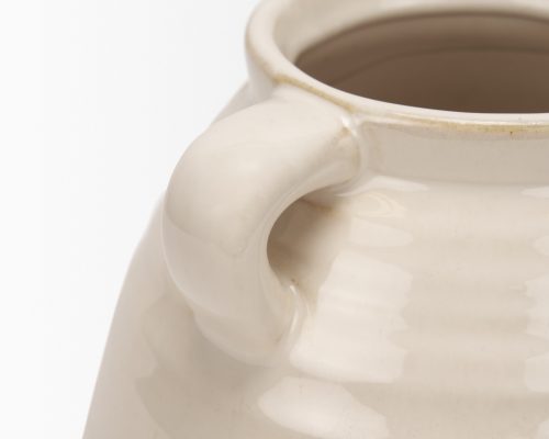 Mercana Tryna Beige w/ Matte Brown Ceramic Vase - Image 11
