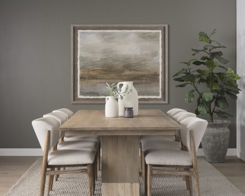 Mercana Tyrus Textured Matte White w/ Speckling Ceramic Vase - Image 4