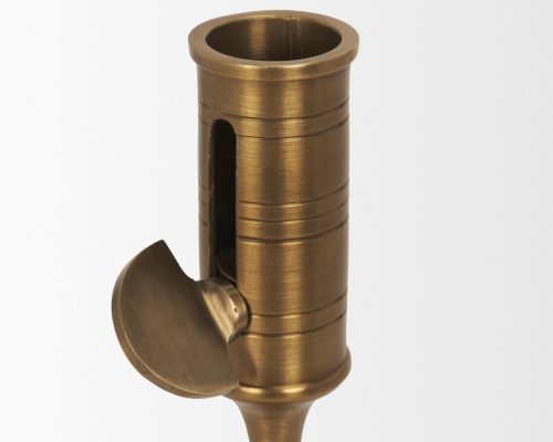 Mercana Chantria Solid Natural Brass Adjustable Taper Candle Holder - Image 10