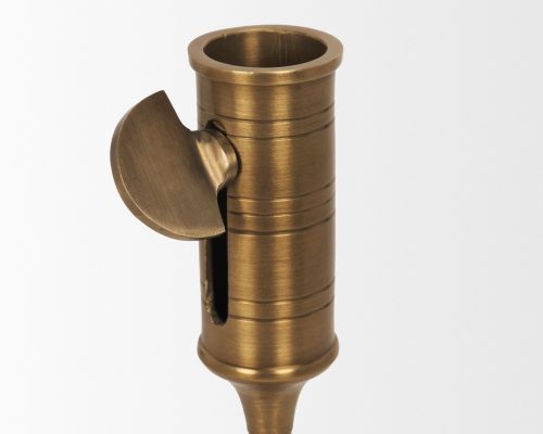 Mercana Chantria Solid Natural Brass Adjustable Taper Candle Holder - Image 11