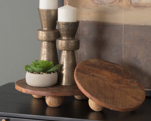 Mercana Kerra Solid Reclaimed Wood Tray