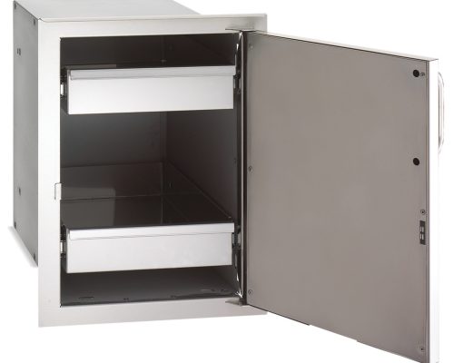 Fire Magic Select Single Door with Dual Drawers
