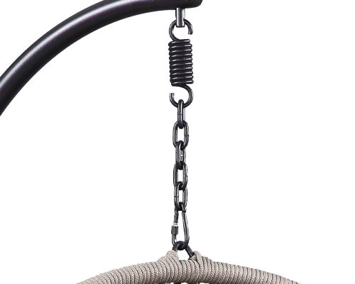 Acme Vasant Hanging Chair Fabric & Rope - Image 5