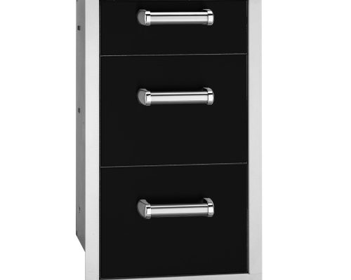 Fire Magic Echelon Black Triple Drawer