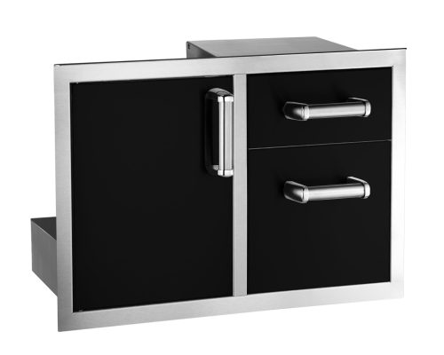 Fire Magic Echelon Black Door/Drawer Combo