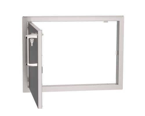 Alternative view of Fire Magic 24" Flush Single Access Door with Lock