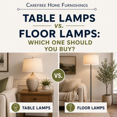 Table Lamps vs. Floor Lamps: Which One Should You Buy?