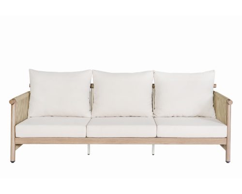 Acme Zira 5Pc Patio Sofa Set Beige Fabric & Glass Fiber Reinforced Cement Table Top - Image 7