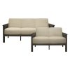 Homelegance Lewiston 2pc Set: Sofa, Love